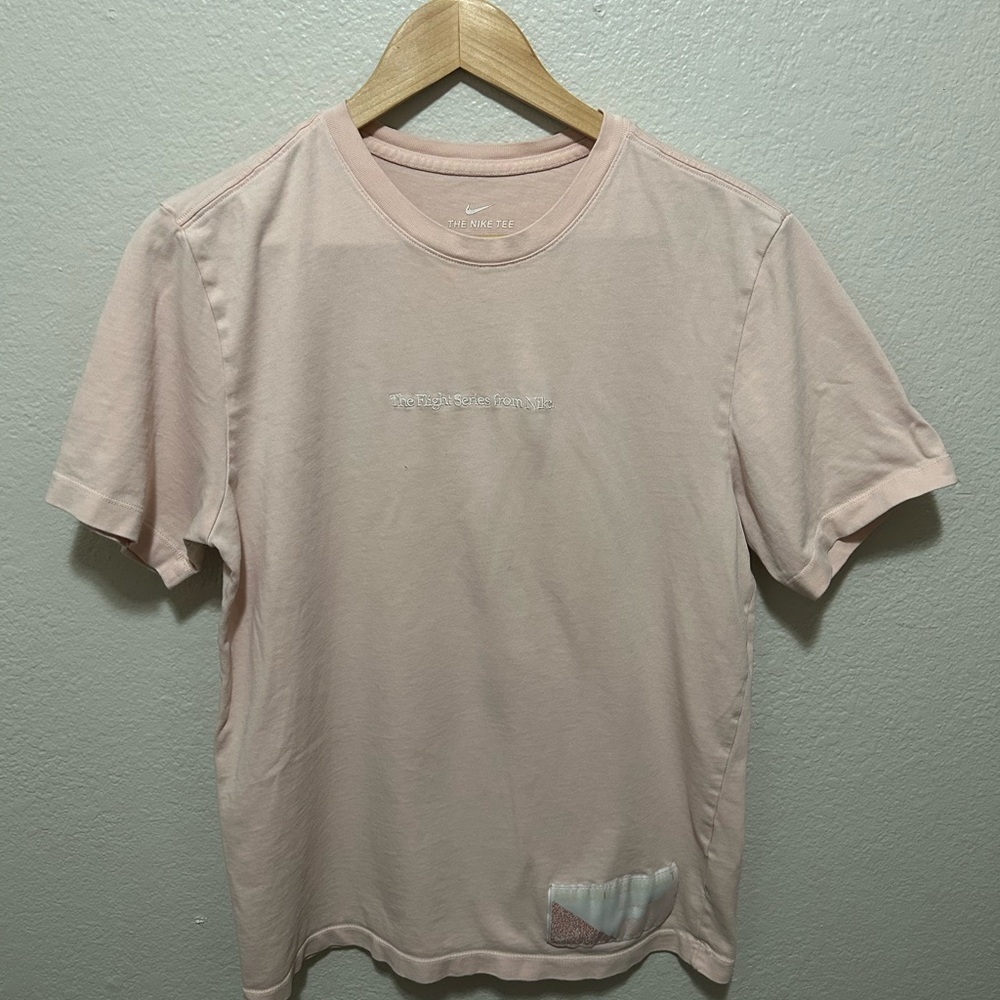 Nike Flight Series T-Shirt Men’s Size Medium Baby Pink Graphic Tee Streetwear